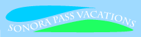 Sonora Pass Vacations というロゴ